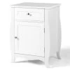 Hivago Nightstand With Drawer Cabinet And Curved Legs For Bedroom 2 Hivago Nightstand With Drawer Cabinet And Curved Legs For Bedroom -Bedroom Furniture Shop ce50cd89e8174b0d90d0619fc8a91b82