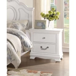 Classic Traditional Style 1pc Nightstand Wood White Finish Dovetail Drawers Bedside Table Bedroom Furniture White 12 Classic Traditional Style 1pc Nightstand Wood White Finish Dovetail Drawers Bedside Table Bedroom Furniture White -Bedroom Furniture Shop d053c81e8b83419fb7485d60f5542ebd