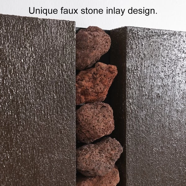 2 Pieces Modern 23.6" Square Abstract Stone Wall Decor Art Set Living Room Bedroom 7 2 Pieces Modern 23.6" Square Abstract Stone Wall Decor Art Set Living Room Bedroom - Image 5