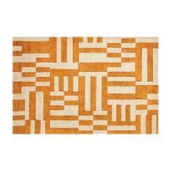 6' X 9' Modern Geometric Faux Cashmere Indoor Area Rug For Living Room & Bedroom -Bedroom Furniture Shop db3bb0f54940dd2289fa012bbb4f39b1