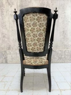 Decorative Individual Napoleon III Ebonised Bedroom Chair -Bedroom Furniture Shop decorative individual napoleon iii ebonised bedroom chair sku13754367 0 3