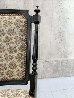 Decorative Individual Napoleon III Ebonised Bedroom Chair -Bedroom Furniture Shop decorative individual napoleon iii ebonised bedroom chair sku13754367 0 4