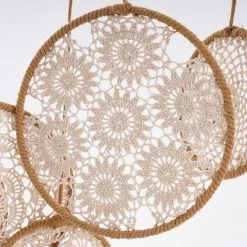 12 Pieces Boho Round Crochet Wall Hanging Decor Art Set For Living Room Bedroom -Bedroom Furniture Shop e3483a0f8f9802bf6a6009cf8d6f154b
