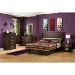 QuikFurn Modern 6-Drawer Bedroom Dresser In Chocolate Wood Finish Dark Brown 10 QuikFurn Modern 6-Drawer Bedroom Dresser In Chocolate Wood Finish Dark Brown -Bedroom Furniture Shop e37f9aa481d5464486dd64189b1848fb
