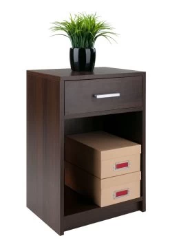 Winsome Rennick Accent Bedroom Side Table In Cocoa Finish -Bedroom Furniture Shop e488e5bf2f594691855999c44f2ee4dc