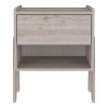 Homezia Sleek And Trendy Light Grey Bedroom Nightstand -Bedroom Furniture Shop e81d6a276f2a439f816decffc4df9e50