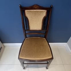 Edwardian Inlaid Mahogany Bedroom Or Hall Chair 21 Edwardian Inlaid Mahogany Bedroom Or Hall Chair -Bedroom Furniture Shop edwardian inlaid mahogany bedroom or hall chair sku53435411 0 7