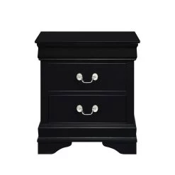 Classic Louis Philippe Style Black Finish 1pc Nightstand Of Drawers Traditional Design Bedroom Furniture Black 11 Classic Louis Philippe Style Black Finish 1pc Nightstand Of Drawers Traditional Design Bedroom Furniture Black -Bedroom Furniture Shop f536443d583846eda3224acbf50139de