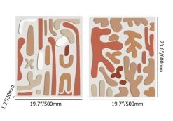 2 Pieces 3D Modern Abstract Wall Decor Set Rectangle Painting Art Living Room Bedroom 13 2 Pieces 3D Modern Abstract Wall Decor Set Rectangle Painting Art Living Room Bedroom -Bedroom Furniture Shop f706927685ce35f453b3531dad6b3f31