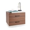 Hivago Modern Nightstand With 2 Drawers For Bedroom Living Room - Brown -Bedroom Furniture Shop fd48968e29e04547b39378ec4ad93c55