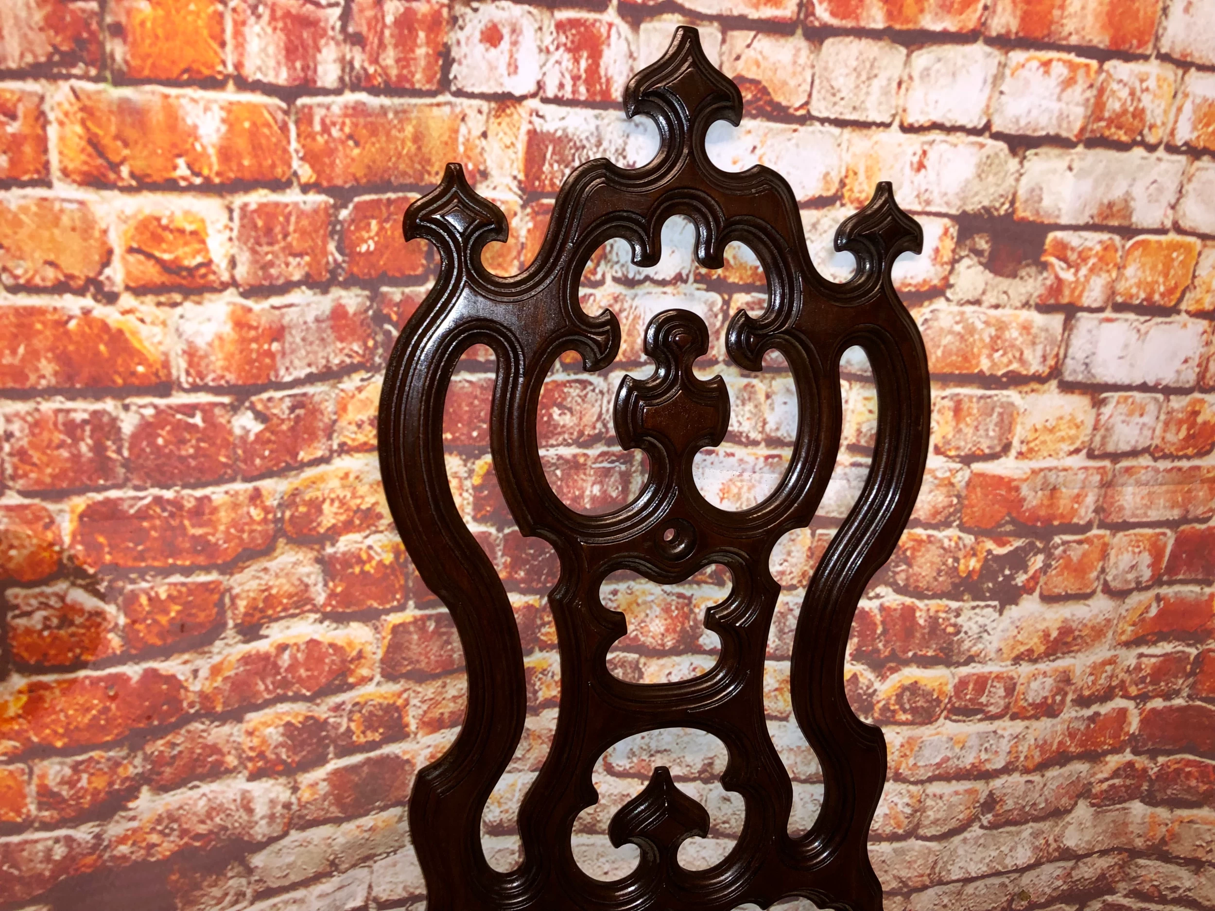 Unknown French Gothic 19th Century Bedroom Chair 4 Unknown French Gothic 19th Century Bedroom Chair - Image 2