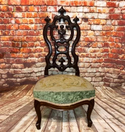 Unknown French Gothic 19th Century Bedroom Chair