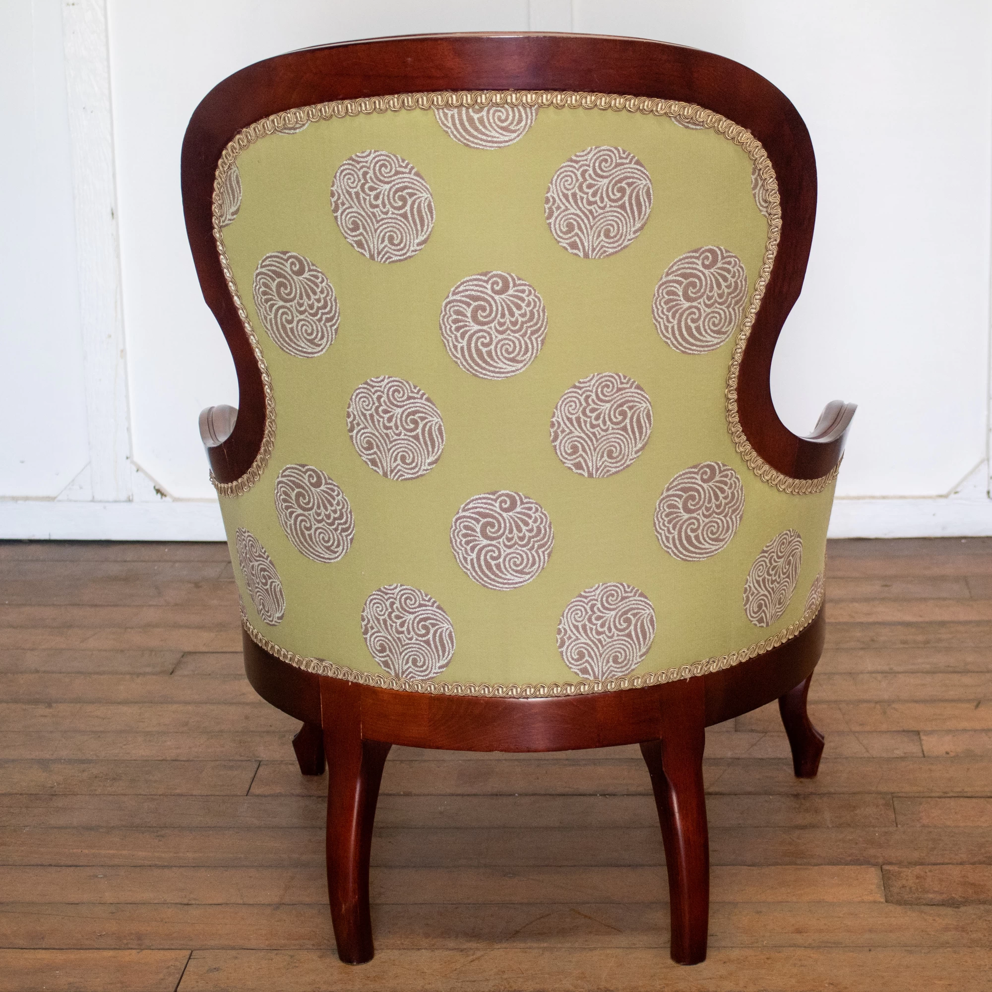 Green Upholstered Bedroom Chair Rwi7958 9 Green Upholstered Bedroom Chair Rwi7958 - Image 7