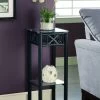 Accent Table / Side / End / Plant Stand / Square / Living Room / Bedroom / Metal / Tempered Glass / Black / Transitional - Monarch Specialties I 3078 1 Accent Table / Side / End / Plant Stand / Square / Living Room / Bedroom / Metal / Tempered Glass / Black / Transitional - Monarch Specialties I 3078 -Bedroom Furniture Shop httpssep.yimg .comaytotallyfurnitureblack metal plant stand w a tempered glass top monarch specialty i 3078 16