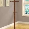Coat Rack / Hall Tree / Free Standing / 11 Hooks / Entryway / 73"H / Bedroom / Wood / Brown / Transitional - Monarch Specialties I 2012 2 Coat Rack / Hall Tree / Free Standing / 11 Hooks / Entryway / 73"H / Bedroom / Wood / Brown / Transitional - Monarch Specialties I 2012 -Bedroom Furniture Shop httpssep.yimg .comaytotallyfurnitureoak traditional solid wood coat rack monarch specialty i 2012 16