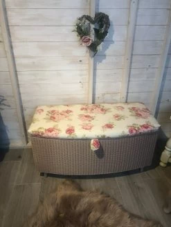 Lloyd Loom Ottoman Reupholstered Flower Rose Design Bedroom Storage Bathroom Storage Spare Room Furniture Country Cottage -Bedroom Furniture Shop lloyd loom ottoman reupholstered flower rose design bedroom storage bathroom storage spare room furniture country cottage sku59785112 0 5