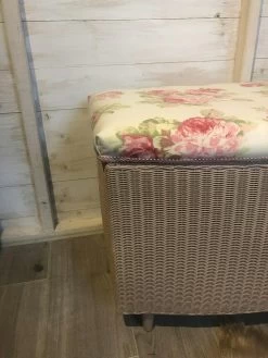 Lloyd Loom Ottoman Reupholstered Flower Rose Design Bedroom Storage Bathroom Storage Spare Room Furniture Country Cottage -Bedroom Furniture Shop lloyd loom ottoman reupholstered flower rose design bedroom storage bathroom storage spare room furniture country cottage sku59785112 0 6