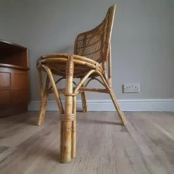 Unknown Original 1970's Mid Century Bohemian Bamboo Bedroom/Hall/Landing... Chair -Bedroom Furniture Shop original 1970 s mid century bohemian bamboo bedroom hall landing chair sku39011966 0 10