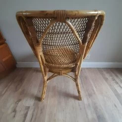 Unknown Original 1970's Mid Century Bohemian Bamboo Bedroom/Hall/Landing... Chair -Bedroom Furniture Shop original 1970 s mid century bohemian bamboo bedroom hall landing chair sku39011966 0 11