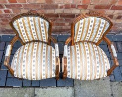 Pair Of Armchairs Louis XV Style French Parlour Armchairs Vintage French Empire Library Chairs Living Room Chairs Bedroom Hallway Chairs Mcm -Bedroom Furniture Shop pair of armchairs louis xv style french parlour armchairs vintage french empire library chairs living room chairs bedroom hallway chairs mcm sku13997904 0 13