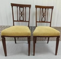 Pair Of Edwardian Mahogany Satinwood Banded And Boxwood Strung Bedroom Chairs -Bedroom Furniture Shop pair of edwardian mahogany satinwood banded and boxwood strung bedroom chairs sku70118987 0 2