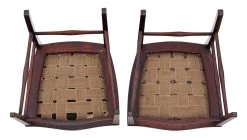 Pair Of Edwardian Needlepoint Mahogany Chairs Bedroom Side Hall -Bedroom Furniture Shop pair of edwardian needlepoint mahogany chairs bedroom side hall 0 2