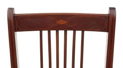 Pair Of Edwardian Needlepoint Mahogany Chairs Bedroom Side Hall -Bedroom Furniture Shop pair of edwardian needlepoint mahogany chairs bedroom side hall 0 6