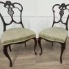 Pair Of Edwardian Walnut Framed Bedroom Chairs For Restoration/Repair -Bedroom Furniture Shop pair of edwardian walnut framed bedroom chairs for restoration repair sku74934476 0