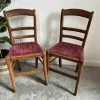 Pair Of Vintage French Walnut Bedroom Accent Chairs -Bedroom Furniture Shop pair of vintage french walnut bedroom accent chairs sku72350914 0
