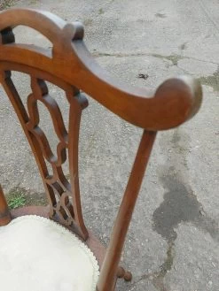 Unknown Pretty Edwardian Hall Side Bedroom Single Chair -Bedroom Furniture Shop pretty edwardian hall side bedroom single chair sku37129917 0 12