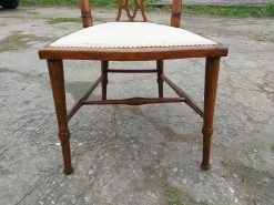 Unknown Pretty Edwardian Hall Side Bedroom Single Chair -Bedroom Furniture Shop pretty edwardian hall side bedroom single chair sku37129917 0 4