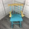 Rocking Chair – Redesigned Summer Blue & Yellow Rocking Chair – Country Floral Decoupage – Unique – Nursery – Children’s Bedroom Furniture -Bedroom Furniture Shop rocking chair redesigned summer blue yellow rocking chair country floral decoupage unique nursery children s bedroom furniture sku40107775 0
