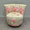 Single 1920/30s Bedroom Chair Professionally Reupholstered In Clarke & Clarke Floral Fabric -Bedroom Furniture Shop single 1920 30s bedroom chair professionally reupholstered in clarke clarke floral fabric sku79671637 0