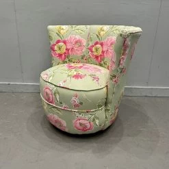 Single 1920/30s Bedroom Chair Professionally Reupholstered In Clarke & Clarke Floral Fabric 15 Single 1920/30s Bedroom Chair Professionally Reupholstered In Clarke & Clarke Floral Fabric -Bedroom Furniture Shop single 1920 30s bedroom chair professionally reupholstered in clarke clarke floral fabric sku79671637 0 5