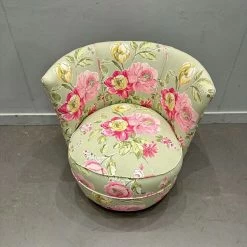 Single 1920/30s Bedroom Chair Professionally Reupholstered In Clarke & Clarke Floral Fabric 16 Single 1920/30s Bedroom Chair Professionally Reupholstered In Clarke & Clarke Floral Fabric -Bedroom Furniture Shop single 1920 30s bedroom chair professionally reupholstered in clarke clarke floral fabric sku79671637 0 6