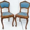 Stunning Pair Of Oak Cerulean Upholstered Bedroom Chairs -Bedroom Furniture Shop stunning pair of oak cerulean upholstered bedroom chairs sku81495150 0