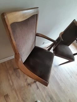 Superb Pair Of G Plan 1970's Mid Century Bedroom /Dining Chairs/ Armchairs -Bedroom Furniture Shop superb pair of g plan 1970 s mid century bedroom dining chairs armchairs sku33139087 0 10