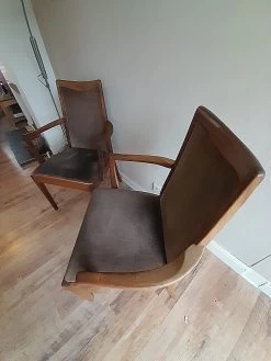 Superb Pair Of G Plan 1970's Mid Century Bedroom /Dining Chairs/ Armchairs -Bedroom Furniture Shop superb pair of g plan 1970 s mid century bedroom dining chairs armchairs sku33139087 0 11