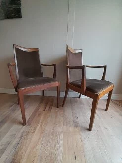 Superb Pair Of G Plan 1970's Mid Century Bedroom /Dining Chairs/ Armchairs -Bedroom Furniture Shop superb pair of g plan 1970 s mid century bedroom dining chairs armchairs sku33139087 0 2