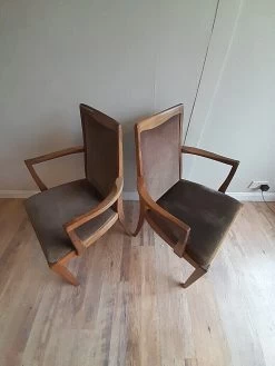 Superb Pair Of G Plan 1970's Mid Century Bedroom /Dining Chairs/ Armchairs -Bedroom Furniture Shop superb pair of g plan 1970 s mid century bedroom dining chairs armchairs sku33139087 0 5