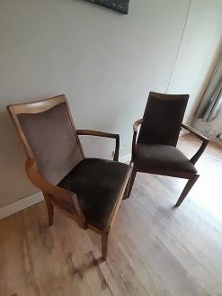 Superb Pair Of G Plan 1970's Mid Century Bedroom /Dining Chairs/ Armchairs -Bedroom Furniture Shop superb pair of g plan 1970 s mid century bedroom dining chairs armchairs sku33139087 0 8