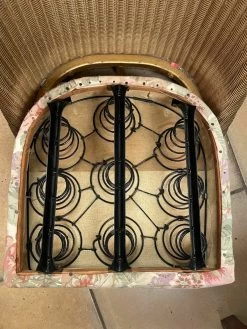 Unknown Vintage 1953 Lloyd Loom Lusty Gold Wicker Bedroom/ Nursing Chair Condition: Used -Bedroom Furniture Shop vintage 1953 lloyd loom lusty gold wicker bedroom nursing chair condition used sku72399185 0 2