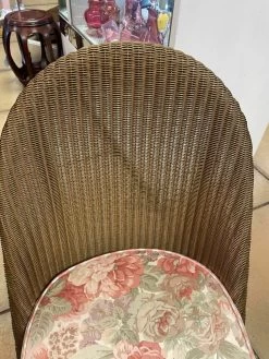 Unknown Vintage 1953 Lloyd Loom Lusty Gold Wicker Bedroom/ Nursing Chair Condition: Used -Bedroom Furniture Shop vintage 1953 lloyd loom lusty gold wicker bedroom nursing chair condition used sku72399185 0