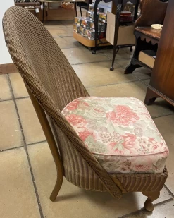 Unknown Vintage 1953 Lloyd Loom Lusty Gold Wicker Bedroom/ Nursing Chair Condition: Used -Bedroom Furniture Shop vintage 1953 lloyd loom lusty gold wicker bedroom nursing chair condition used sku72399185 0 3