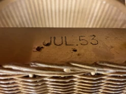 Unknown Vintage 1953 Lloyd Loom Lusty Gold Wicker Bedroom/ Nursing Chair Condition: Used -Bedroom Furniture Shop vintage 1953 lloyd loom lusty gold wicker bedroom nursing chair condition used sku72399185 0 5