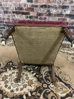 Vintage Antique Wooden Arts And Crafts Bedroom Low Dolls Chair Ceramic Castors -Bedroom Furniture Shop vintage antique wooden arts and crafts bedroom low dolls chair ceramic castors sku20779306 0 12