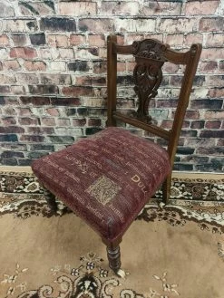 Vintage Antique Wooden Arts And Crafts Bedroom Low Dolls Chair Ceramic Castors -Bedroom Furniture Shop vintage antique wooden arts and crafts bedroom low dolls chair ceramic castors sku20779306 0 2