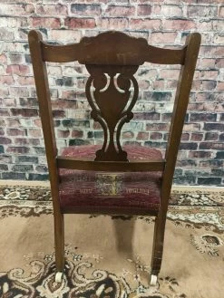 Vintage Antique Wooden Arts And Crafts Bedroom Low Dolls Chair Ceramic Castors -Bedroom Furniture Shop vintage antique wooden arts and crafts bedroom low dolls chair ceramic castors sku20779306 0 4