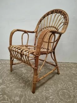 Vintage Bamboo Chair 1970s Rattan Wicker Mid Century Bedroom Chair -Bedroom Furniture Shop vintage bamboo chair 1970s rattan wicker mid century bedroom chair sku45210398 0 11