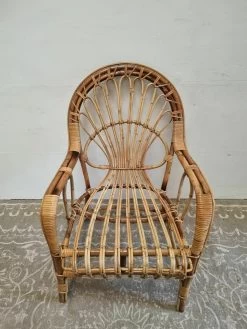 Vintage Bamboo Chair 1970s Rattan Wicker Mid Century Bedroom Chair -Bedroom Furniture Shop vintage bamboo chair 1970s rattan wicker mid century bedroom chair sku45210398 0 4